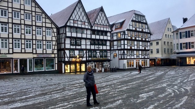Schnee in Soest